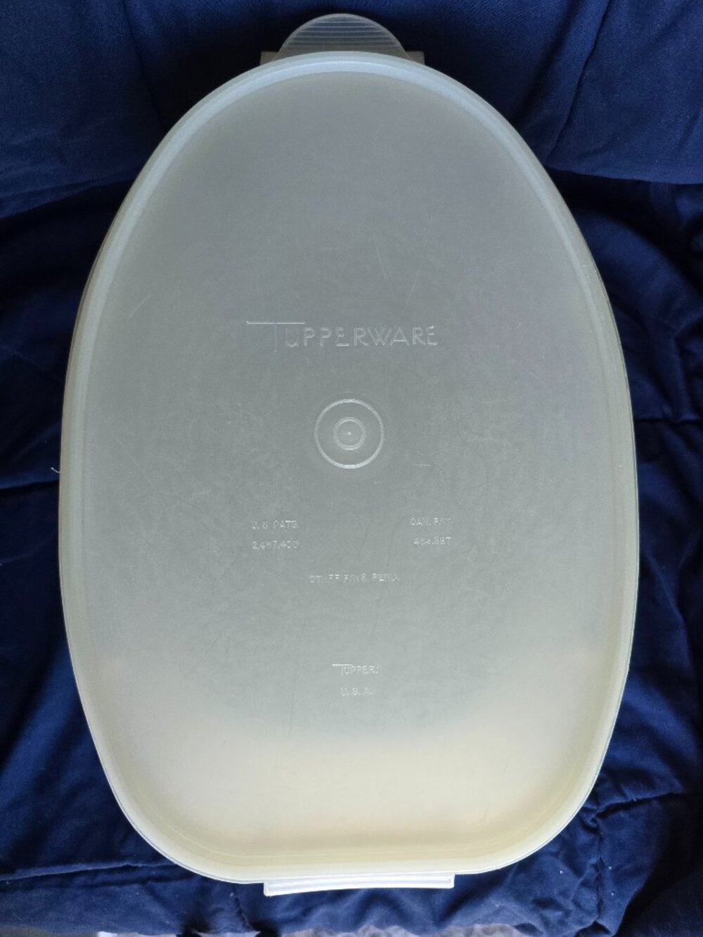 Vintage Tupperware Flavor Saver Roast Ham Keeper 2 out of 3 Pcs in the Set